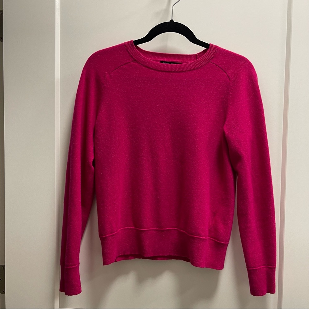 Banana Republic Italian Merino Wool Sweater Pink Small
